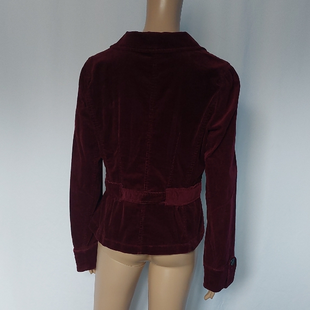 LOFT‎  Women's Burgundy Jacket  Size 8 - Picture 2 of 10